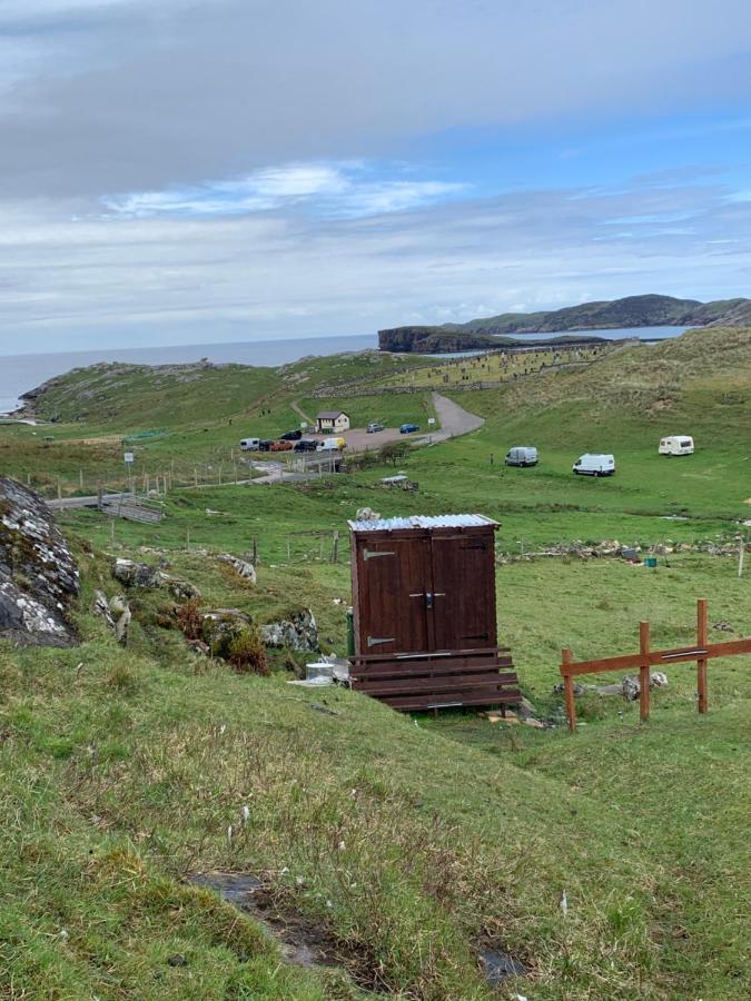 Oldshoremore Eco Crofters Wagon By The Beach المظهر الخارجي الصورة